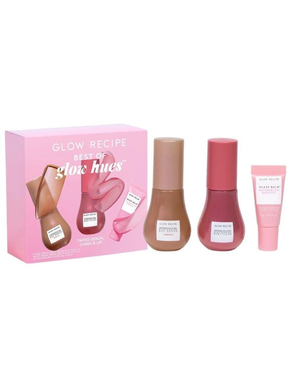 Glow Recipe Best of Glow Hues – Tinted Serum, Cheek & Lip Gift Set